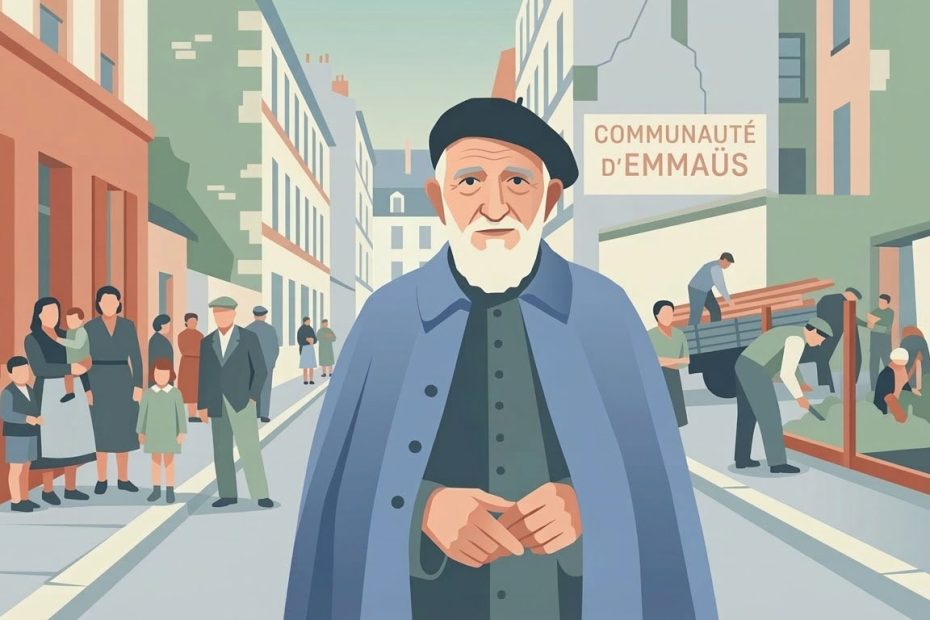 Abt Pierre - Illustration prière catholique